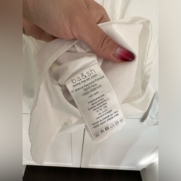 BA&SH Pepa Safari Button Down Shirt - Picture 6 of 7